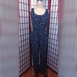 Navy floral Jumpsuit